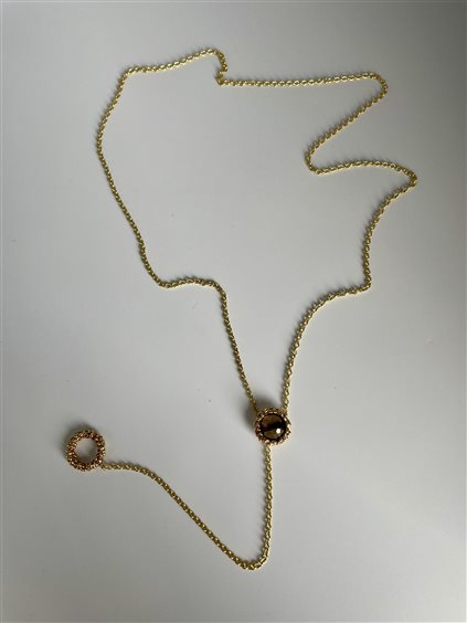 Collana Daniela De Marchi Donna Lollypop in Ottone Quarzo CL5614 ORA - CL5614 ORA